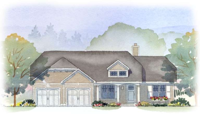 Country House Plan #1637-00054 Elevation Photo