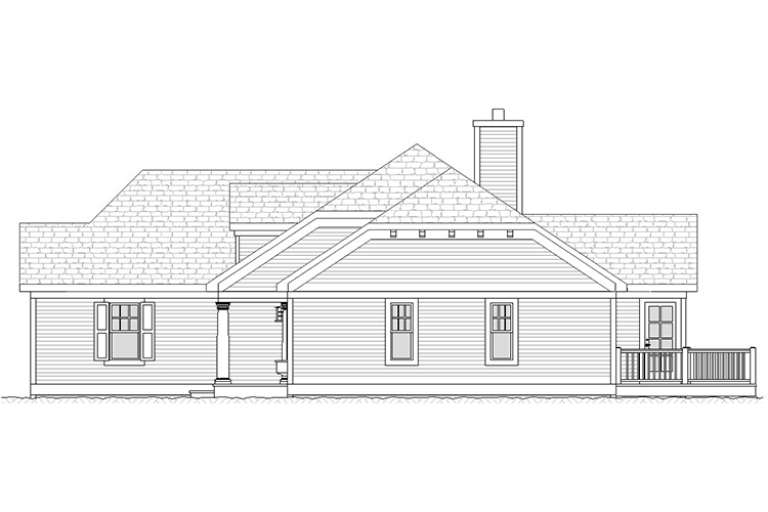 Country House Plan #1637-00054 Elevation Photo