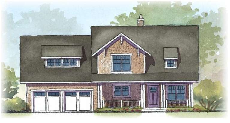 House Plan House Plan #8886 Front Elevation