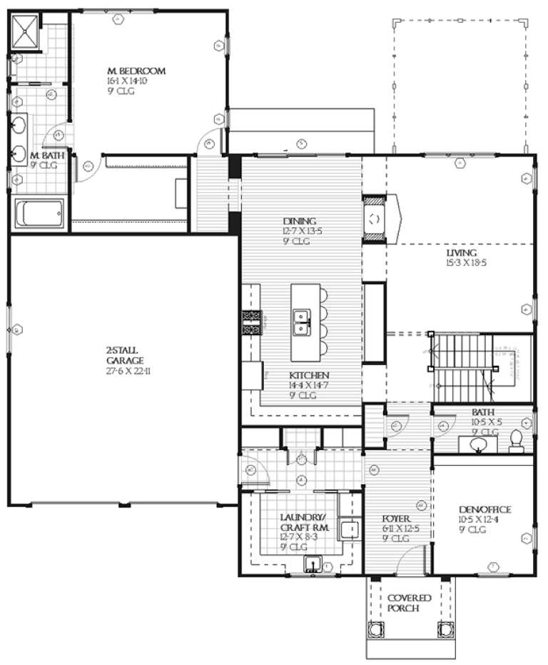 House Plan House Plan #8888 Drawing 1