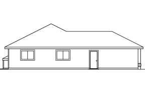 Ranch House Plan #035-00238 Elevation Photo