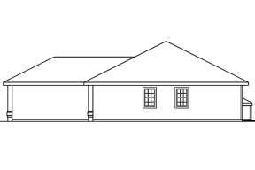 Ranch House Plan #035-00238 Elevation Photo