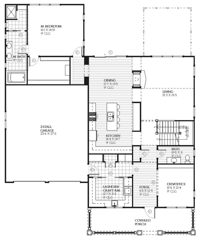 House Plan House Plan #8890 Drawing 1