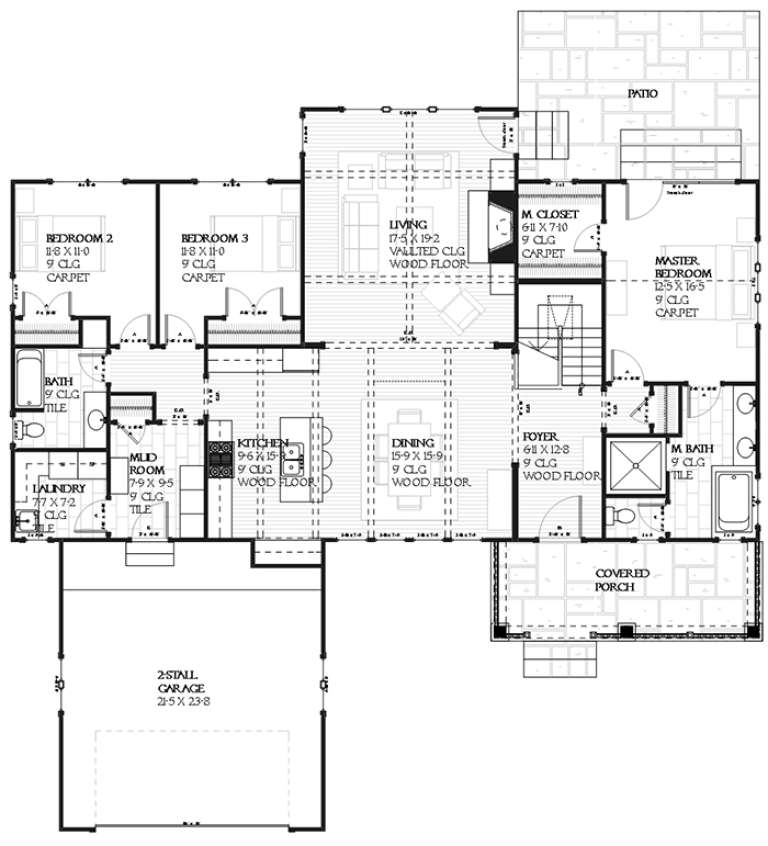 House Plan House Plan #8891 Drawing 1