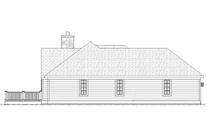 Ranch House Plan #1637-00063 Elevation Photo
