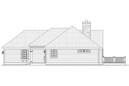 Ranch House Plan #1637-00063 Elevation Photo