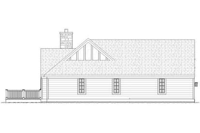 Ranch House Plan #1637-00064 Elevation Photo