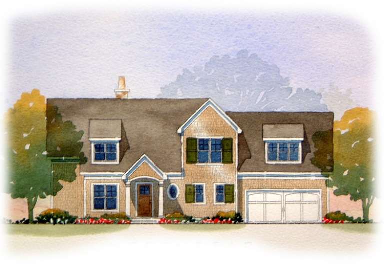 Traditional House Plan #1637-00068 Elevation Photo