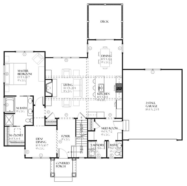 House Plan House Plan #8898 Drawing 1