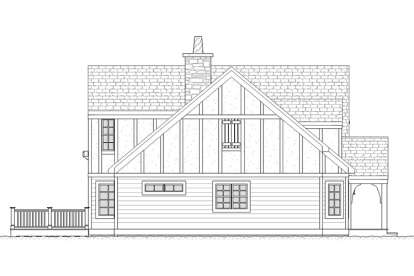 Tudor House Plan #1637-00069 Elevation Photo
