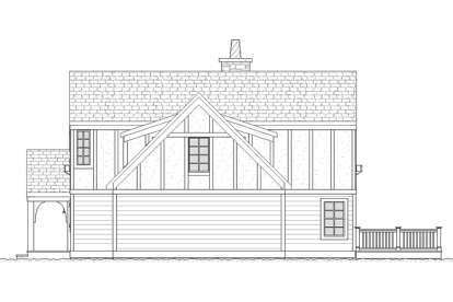 Tudor House Plan #1637-00069 Elevation Photo