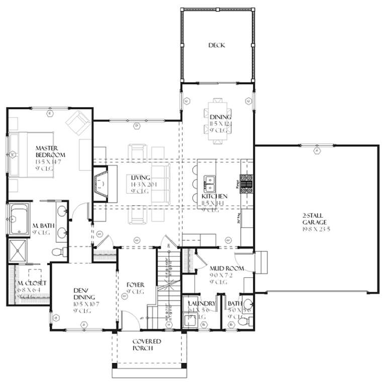 House Plan House Plan #8899 Drawing 1