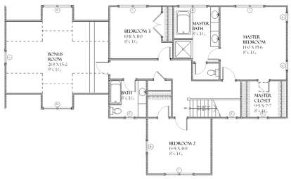 Upper for House Plan #1637-00071