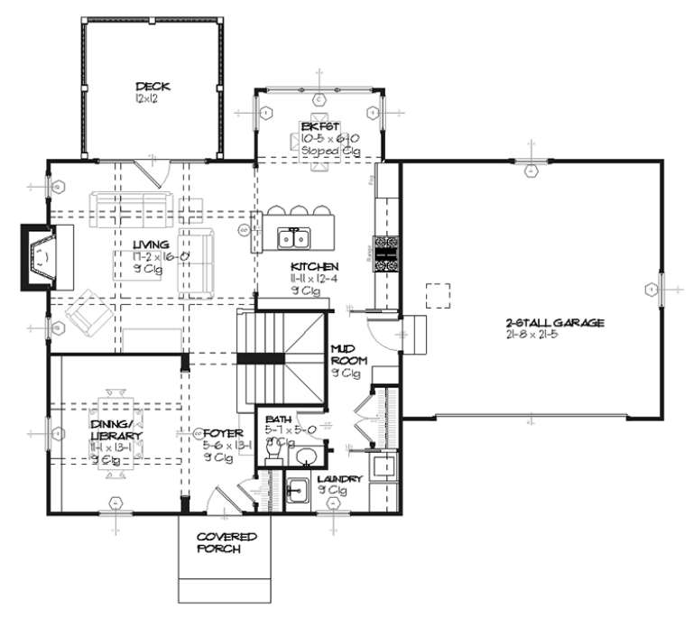 House Plan House Plan #8904 Drawing 1