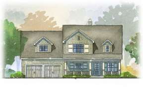 Country House Plan #1637-00077 Elevation Photo
