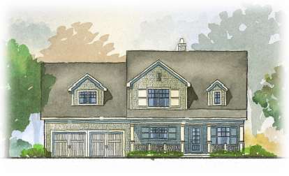 4 Bed, 3 Bath, 3148 Square Foot House Plan - #1637-00077