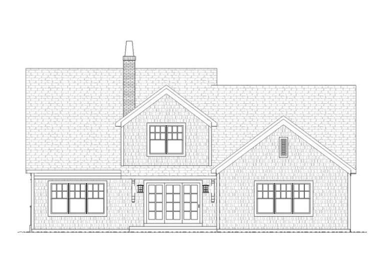 Country House Plan #1637-00077 Elevation Photo