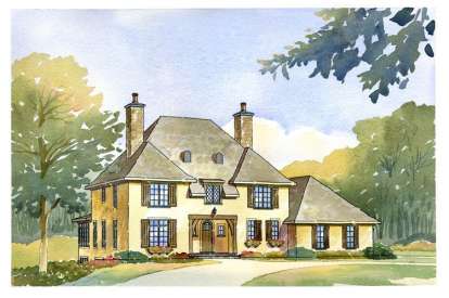French Country House Plan #1637-00078 Elevation Photo