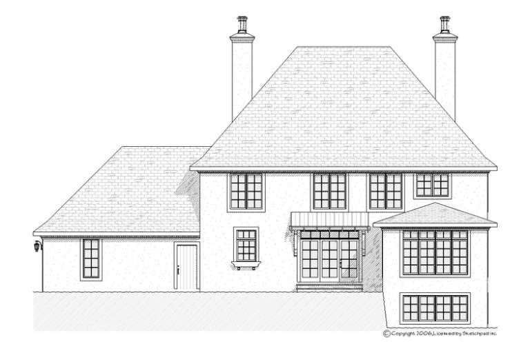 French Country House Plan #1637-00078 Elevation Photo