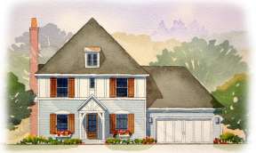 Tudor House Plan #1637-00079 Elevation Photo