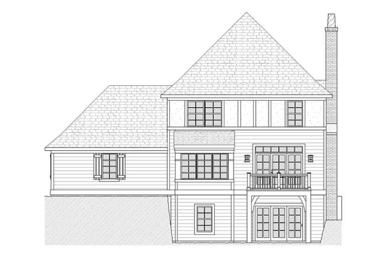 Tudor House Plan #1637-00079 Elevation Photo