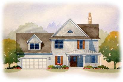 Traditional House Plan #1637-00080 Elevation Photo