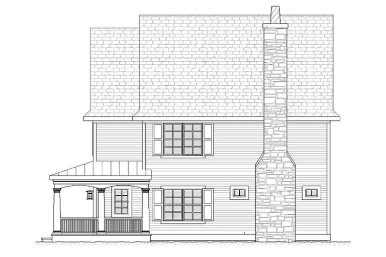 Traditional House Plan #1637-00080 Elevation Photo