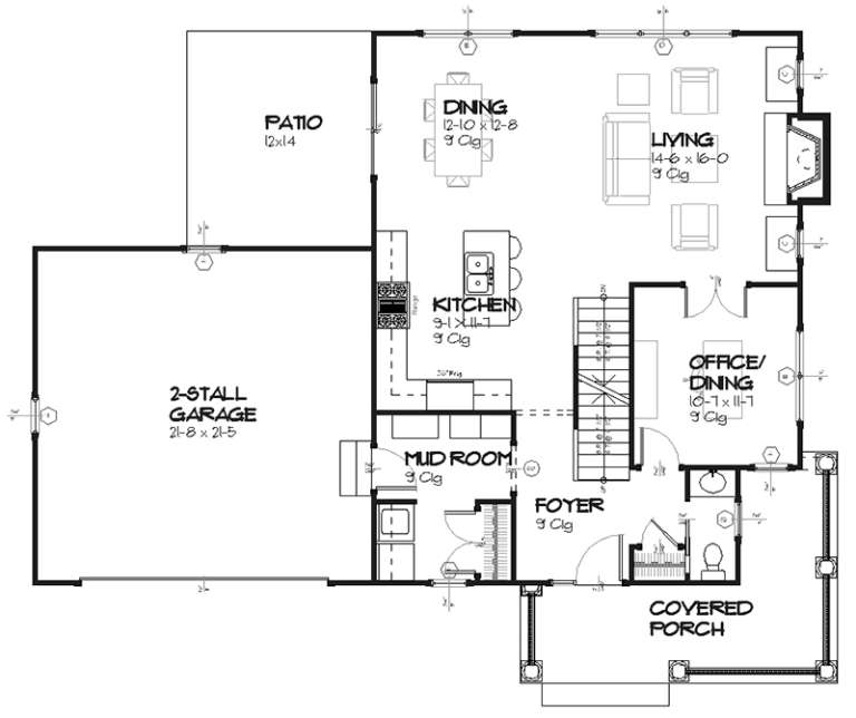 House Plan House Plan #8910 Drawing 1