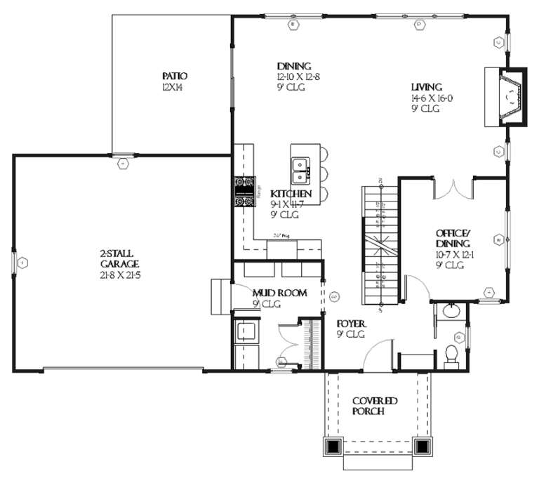 House Plan House Plan #8911 Drawing 1
