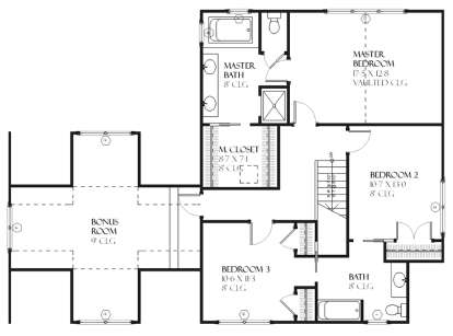 Upper for House Plan #1637-00081