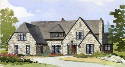 Country House Plan #1637-00083 Elevation Photo