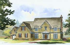 Tudor House Plan #1637-00084 Elevation Photo