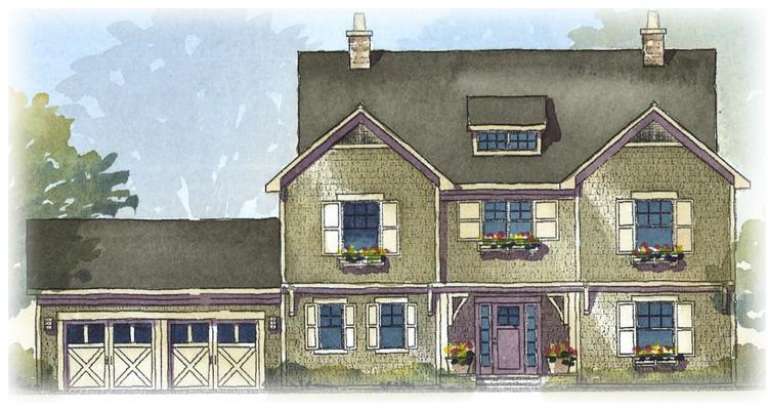 House Plan House Plan #8915 Front Elevation