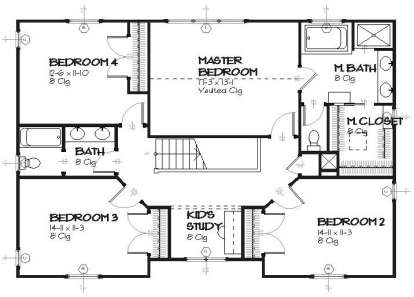 Upper for House Plan #1637-00085