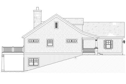 Ranch House Plan #1637-00088 Elevation Photo