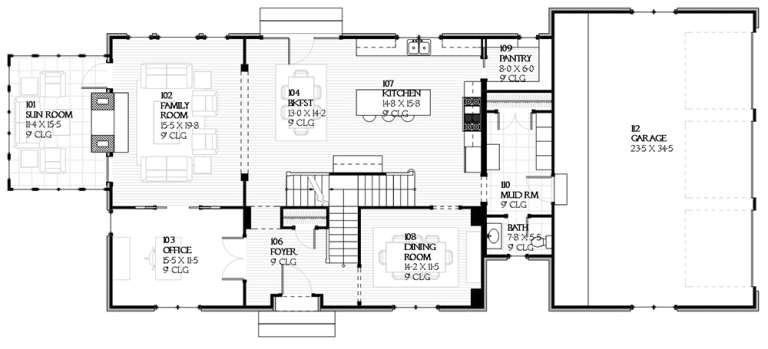 House Plan House Plan #8920 Drawing 1