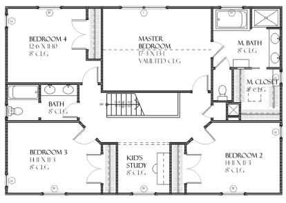Upper for House Plan #1637-00091