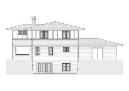 Prairie House Plan #1637-00097 Elevation Photo