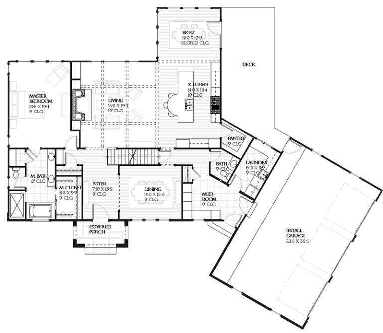 House Plan House Plan #8929 Drawing 1