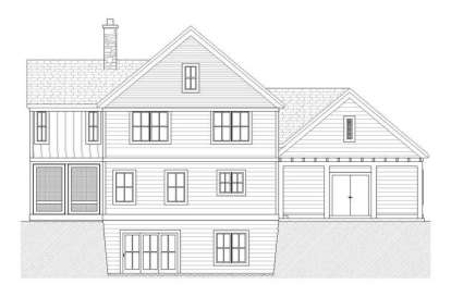 Country House Plan #1637-00100 Elevation Photo
