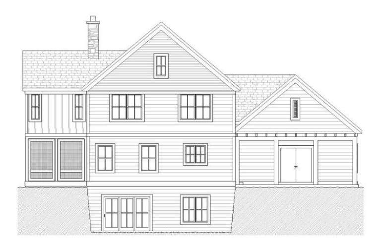 Country House Plan #1637-00100 Elevation Photo