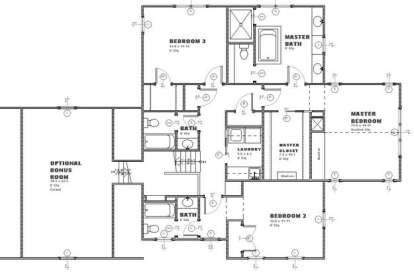 Floorplan 2 for House Plan #1637-00100
