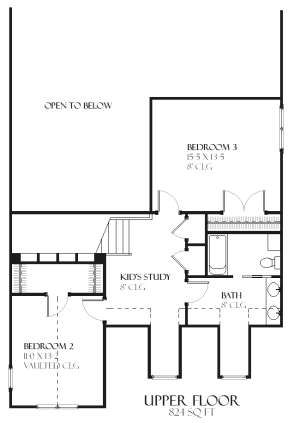 Floorplan 2 for House Plan #1637-00101