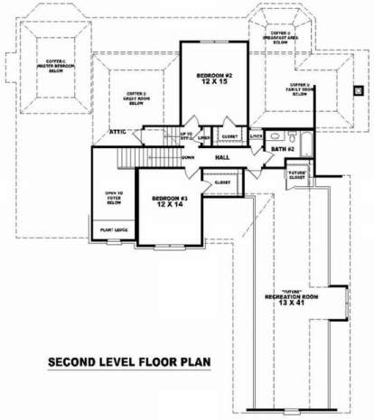 Floorplan 2 for House Plan #053-01351