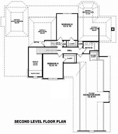 Floorplan 2 for House Plan #053-01357
