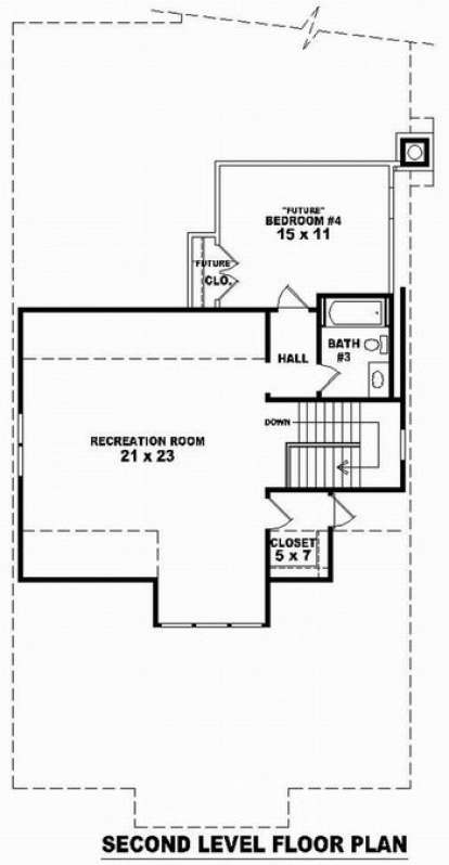 Floorplan 2 for House Plan #053-01364