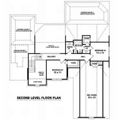 Floorplan 2 for House Plan #053-01370