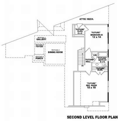 Floorplan 2 for House Plan #053-01372