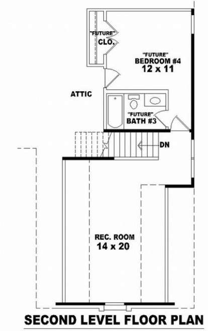Floorplan 2 for House Plan #053-01375