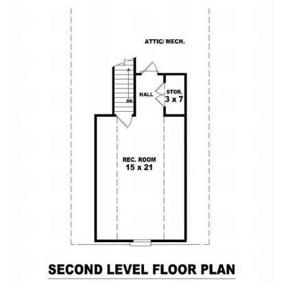 Floorplan 2 for House Plan #053-01376